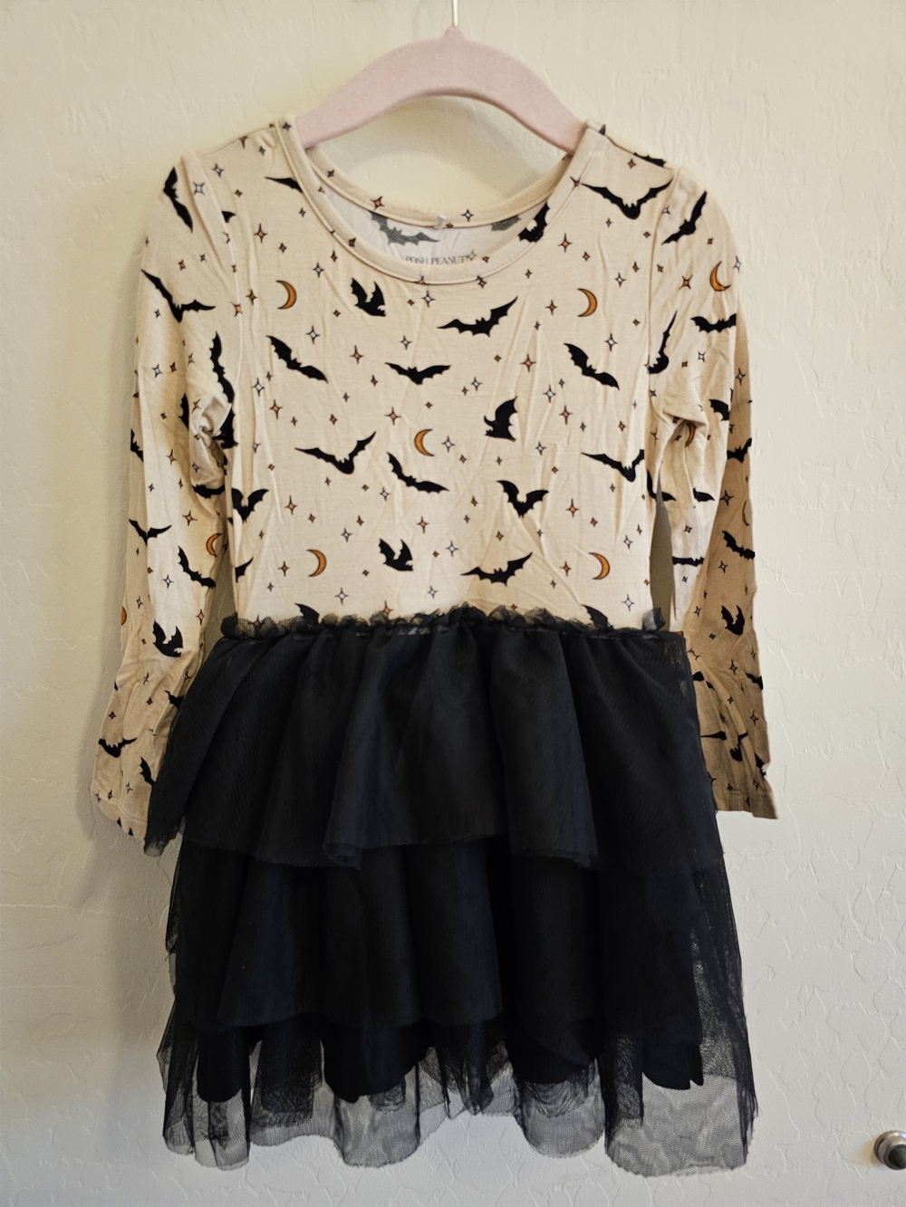 Posh Peanut Spooky Bats Tulle Dress 3/4T